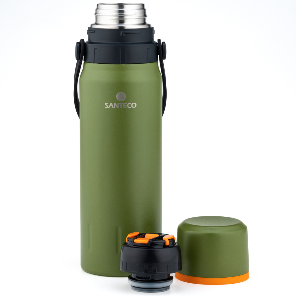 法國SANTECO-GEILO 保溫瓶 1200ml 苔綠